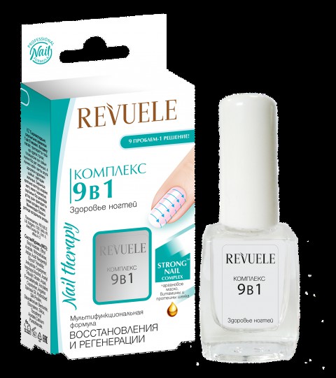 Комплекс для ногтей. Лак Revuele комплекс 9 в 1. Revuele Nail Therapy комплекс 9 в 1 здоровье ногтей, 10 мл. Revuele 9 в 1 лак. Revuele для ногтей.