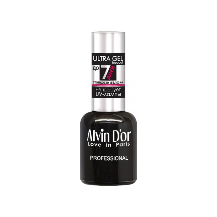 Alvin D`or Лак д/ногтей тон ULTRA GEL topcoat 8 мл