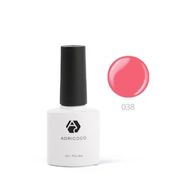 AdriCoco Лак для ногтей 8 мл тон 038 (розовый коралл)