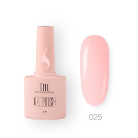 TNL Гель-лак цветной 10 мл. тон 025   пастельно-розовый
