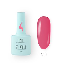 TNL Гель-лак цветной 10 мл. тон 071  розовое фламбе